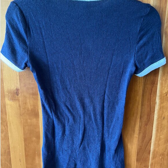 Urban Outfitters Out from Under Ribbed Billy Ringer Tee - small - Picture 2 of 3